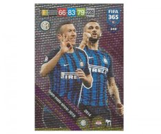 Fotbalová kartička Panini FIFA 365 – 2019 Club&Country 348 Inter Milan Perisic Brozovic