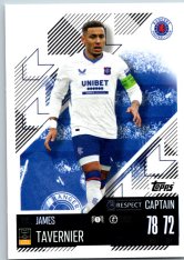 fotbalová kartička 2024-25 Topps Match Attax UEFA Club Competitions 382 James Tavernier (Rangers FC)  -  Captain