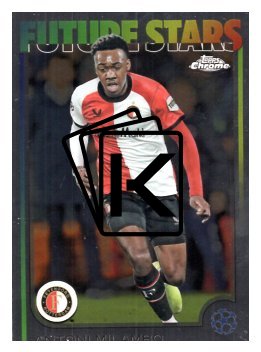 fotbalová kartička 2024-25 Topps Chrome 126 Antoni Milambo, Feyenoord – Future Stars