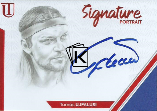 podepsaná karta 2021 Tomáš Ujfaluši Signature Portrait