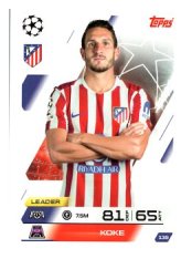 fotbalová kartička 2025-26 Topps Match Attax UCC 139 Koke (Atlético de Madrid)
