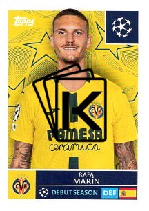 2025-26 Topps Champions League   Villarreal CF 470 Rafa Marin