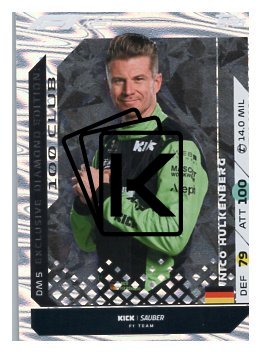 2025 Topps Turbo Attax F1 Kick Sauber Diamond Edition DM5 Nico Hulkenberg