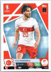 fotbalová karta Topps Match Attax EURO 2024 TUR6 Ferdi Kadıoğlu (Turkey)