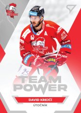 hokejová kartička 2021-22 SportZoo Tipsport Extraliga Team Power TP-24 David Krejčí HC Olomouc