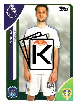 fotbalová kartička 2025-26 Topps  Premier League 333 Ilia Gruev (Leeds United)