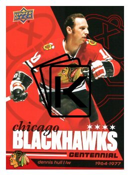 2025-26 Upper Deck Centennial Chicago Blackhawks 22 Dennis Hull