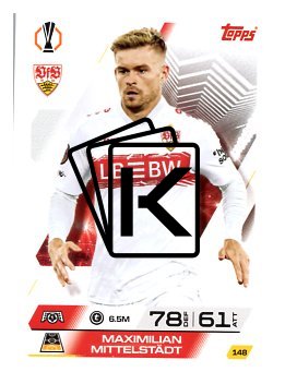 fotbalová kartička 2025-26 Topps Match Attax UCC 148 Maximilian Mittelstádt (VfB Stuttgart)