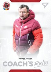 fotbalová kartička SportZoo 2020-21 Fortuna Liga Serie 2 Coach ´s Rules CR03 Pavel Vrba AC Sparta Praha