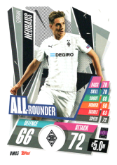 fotbalová kartička Topps Match Attax Champions League 2020-21 BMG3 Florian Neuhaus All Rounder VfL Borussia Monchengladbach