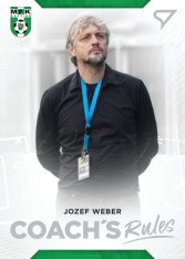 fotbalová kartička SportZoo 2020-21 Fortuna Liga Serie 2 Coach ´s Rules CR14 Jozef Weber MFK Karviná
