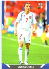 fotbalová kartička 2022 Pro Arena Repre v srdcích Blue Series 11 Vladimír Šmicer