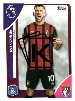 fotbalová kartička 2025-26 Topps  Premier League 45 Ryan Christie (AFC Bournemouth)