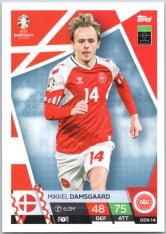 fotbalová karta Topps Match Attax EURO 2024 DEN14 Mikkel Damsgaard (Denmark)