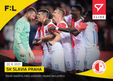 fotbalová kartička SportZoo 2021-22 Live L-21 SK Slavia Praha