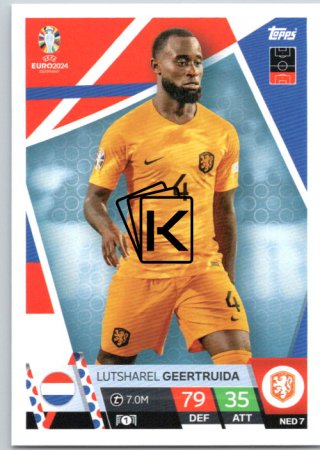fotbalová karta Topps Match Attax EURO 2024 NED7 Lutsharel Geertruida (Netherlands)