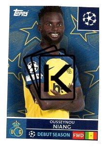 2025-26 Topps Champions League  Union SG 464 Ousseynou Niang