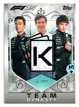 2025 Topps Turbo Attax F1 Mercedes AMG  45	Russell / Wolff / Antonelli