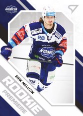 hokejová kartička 2021-22 SportZoo Tipsport Extraliga Serie 2 Rookie Premiere  RP-23 Erik Meluzin HC Kometa Brno