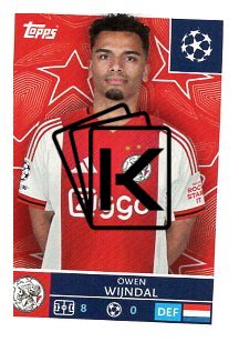 2025-26 Topps Champions League AFC Ajax 47 Owen Wijndal