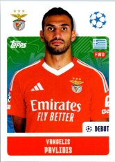 2024-25 Topps Champions League 353 Vangelis Pavlidis (SL Benfica)