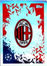 2024-25 Topps Champions League 28 Club Badge (AC Milan)