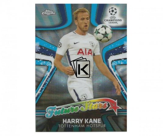Fotbalová kartička Topps Chrome 2017-18 Champions League Future Stars FS-HK Harry Kane Tottenham Hotspur