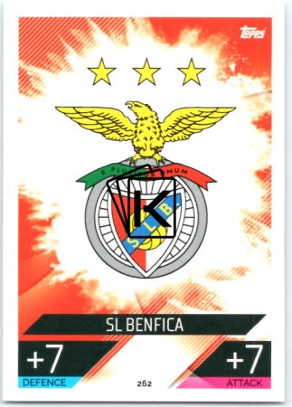 Fotbalová kartička 2022-23 Topps Match Attax UCL 262 Team Logo - SL Benfica
