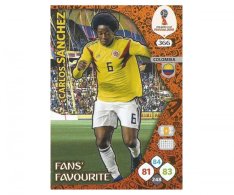 Fotbalová kartička Panini Adrenalynl XL World Cup Russia 2018 Fans Favourite 366 Carlos Sanchez