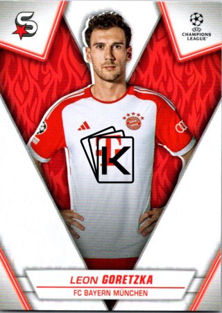 Fotbalová kartička 2023-24 Topps Superstars UEFA Club Competitions 57 Leon Goretzka (FC Bayern München)