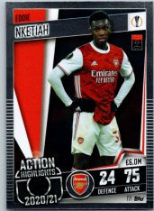 fotbalová kartička 2020-21 Topps Match Attax 101 Champions League Action Highlights 171 Eddie Nketiah Arsenal