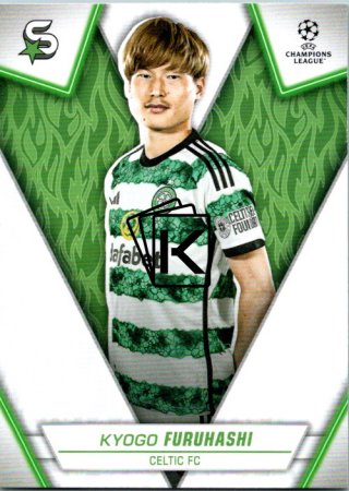 Fotbalová kartička 2023-24 Topps Superstars UEFA Club Competitions 39 Kyogo Furuhashi (Celtic FC)