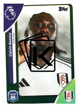 fotbalová kartička 2025-26 Topps  Premier League 147 Calvin Bassey (Fulham)