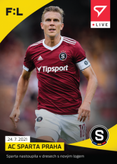 fotbalová kartička SportZoo 2021-22 Live L-003 Bořek Dočkal AC Sparta Praha /164