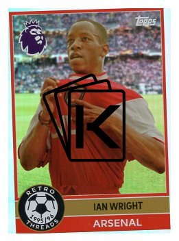 fotbalová kartička 2025-26 Topps  Premier League - Retro Threads -381 Ian Wright (Arsenal)