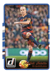 2016-17 Panini Donruss Soccer  22 Andres Iniesta - FC Barcelona
