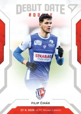 fotbalová kartička SportZoo 2020-21 Fortuna Liga Serie 2 Debut Date Rookie DR12 Filip Čihák FK Pardubice