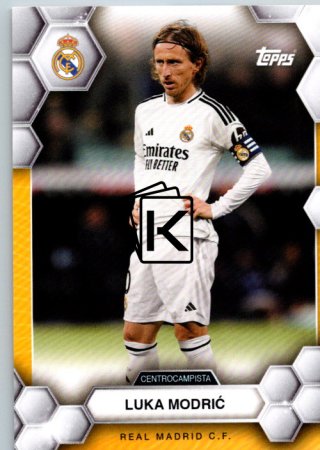 fotbalová kartička 2024-25 Topps Real Madrid CF Fan Set 13 Luka Modrić