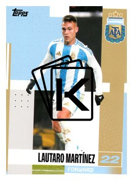 fotbalová kartička 2024-25 Topps Argentina Team Set 24 Lautaro Martínez