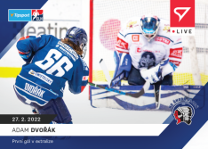 Hokejová kartička SportZoo 2021-22 Live L-111 Adam Dvořák HC Škoda Plzeň  /49