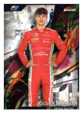 2024 Topps Finest F1 Common 21 Oliver Bearman – F2 – PREMA Racing