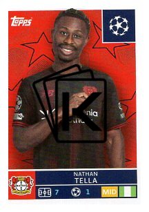 2025-26 Topps Champions League Bayer 04 Leverkusen 135 Nathan Tella
