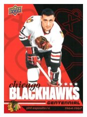 2025-26 Upper Deck Centennial Chicago Blackhawks 89 Phil Esposito