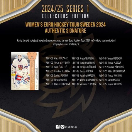 2024 25 Legendary Cards Český Hokej - Series 1 Collectors Edition Box