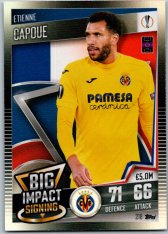 fotbalová kartička 2020-21 Topps Match Attax 101 Champions League Big Impact Signing 218 Etienne Capoue Villarreal CF