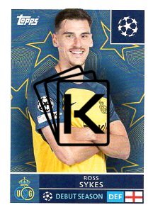 2025-26 Topps Champions League  Union SG 455 Ross Sykes