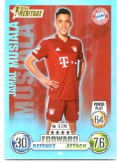 fotbalová kartička 2021-22 Topps Match Attax UEFA Champions League Heritage 476 Jamal Musiala - FC Bayern München