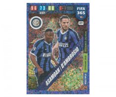 Fotbalová kartička Panini FIFA 365 – 2020 Multiple  377 Inter Milan Asamoah D´ambrosio