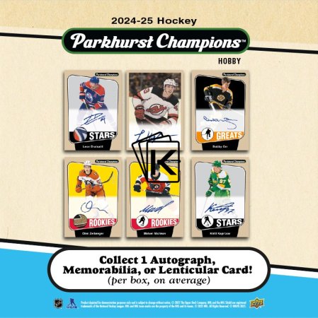 2024-25 Upper Deck Parkhurst Champions Hockey Hobby Box