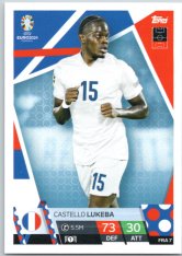 fotbalová karta Topps Match Attax EURO 2024 FRA7 Castello Lukeba (France)